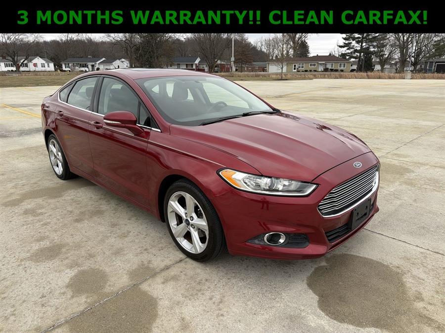 Ruby Red 2015 Ford Fusion SE Sedan Front-Wheel Drive Automatic