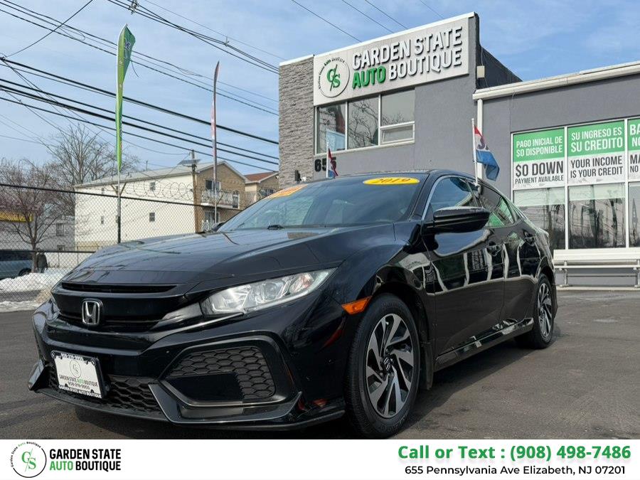 2019 Honda Civic Hatchback LX CVT, available for sale in Elizabeth, New Jersey | Garden State Auto Boutique. Elizabeth, New Jersey