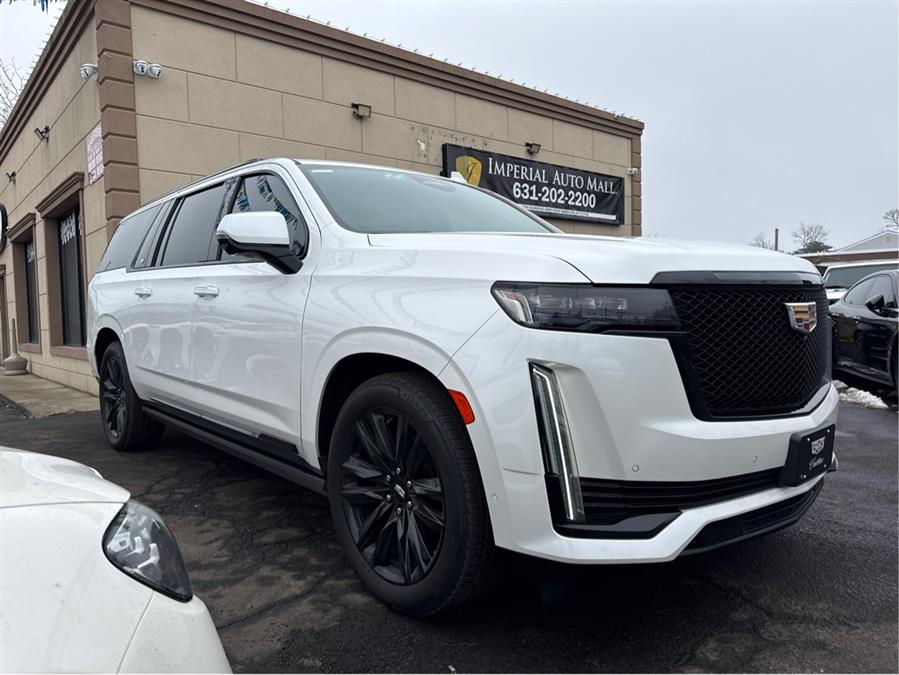 Crystal White Tricoat 2021 Cadillac Escalade ESV Sport AWD SUV / Crossover Four-Wheel Drive Automatic