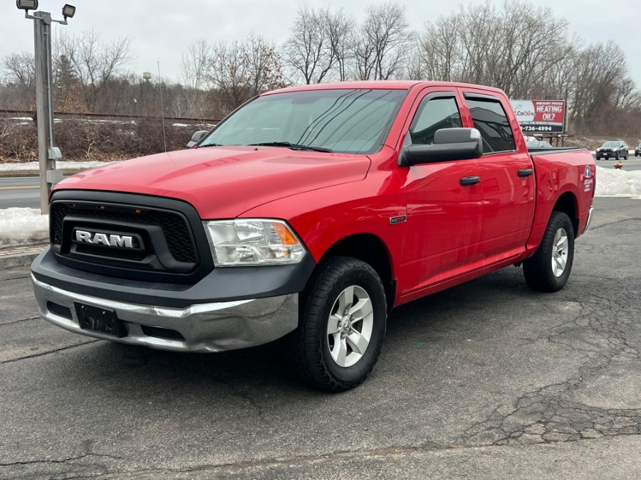 Red 2018 RAM 1500 Tradesman Crew Cab 4WD Pickup Truck Four-Wheel Drive Automatic