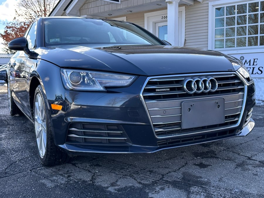 Moonlight Blue Metallic 2017 Audi A4 2.0T quattro Premium AWD Sedan All-Wheel Drive Automatic