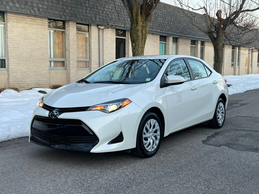 White 2018 Toyota Corolla LE Sedan Front-Wheel Drive Automatic