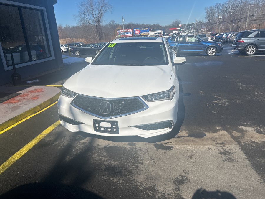 Bellanova White Pearl 2018 Acura TLX V6 FWD with Technology Package Sedan Front-Wheel Drive Automatic