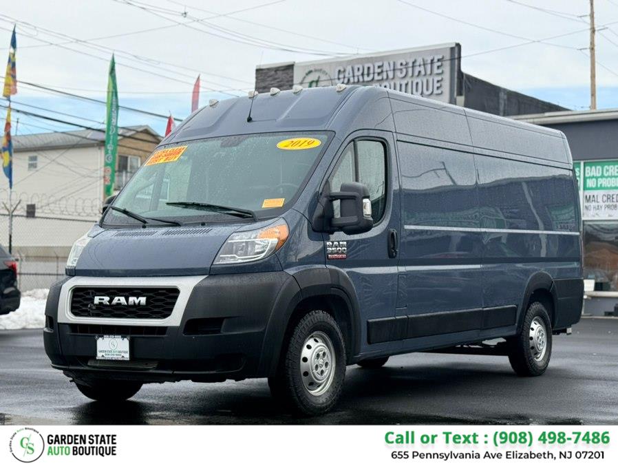 2019 Ram ProMaster Cargo Van 3500 High Roof 159" WB EXT, available for sale in Elizabeth, New Jersey | Garden State Auto Boutique. Elizabeth, New Jersey
