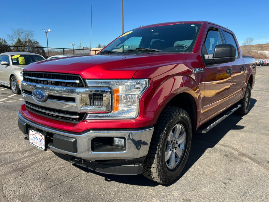 Magma Red Metallic 2018 Ford F-150 XLT SuperCrew 4WD Pickup Truck Four-Wheel Drive Automatic
