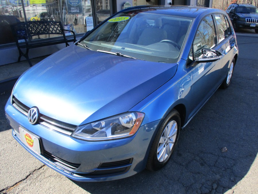Silk Blue Metallic 2015 Volkswagen Golf TSI S FWD Hatchback Front-Wheel Drive Automatic