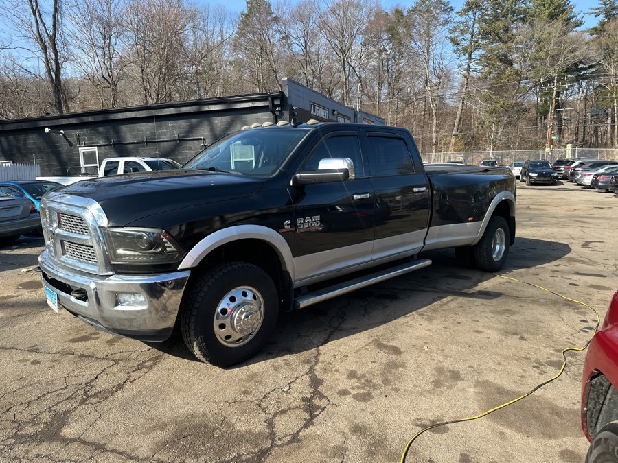 Black 2013 RAM 3500 Laramie Crew Cab LB DRW 4WD Pickup Truck Four-Wheel Drive Automatic