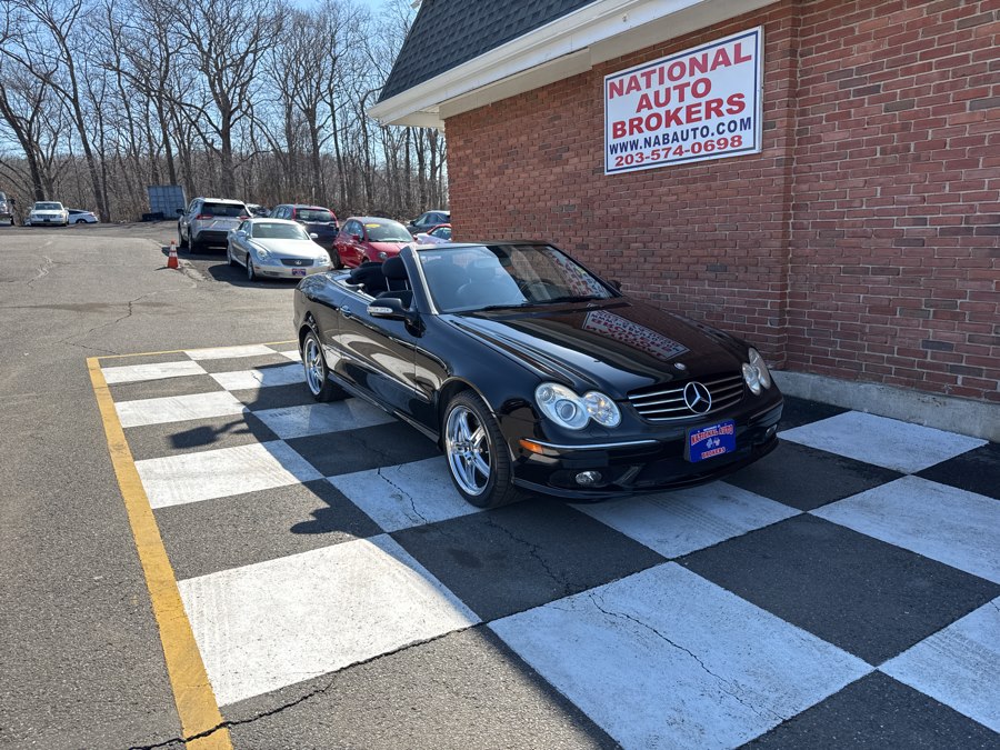 Black 2005 Mercedes-Benz CLK 500 Cabriolet Convertible Rear-Wheel Drive Automatic
