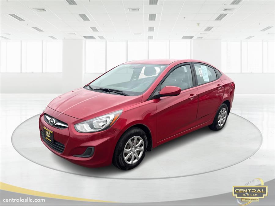 Boston Red Pearl 2014 Hyundai Accent GLS Sedan FWD Sedan Front-Wheel Drive Manual