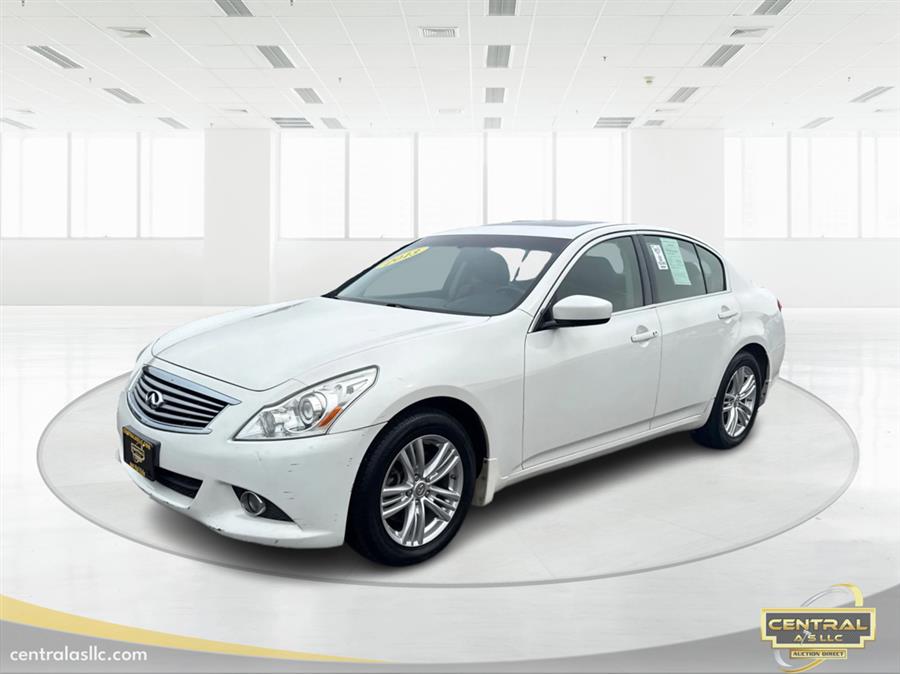 Moonlight White 2013 INFINITI G37 x Sedan AWD Sedan All-Wheel Drive Automatic