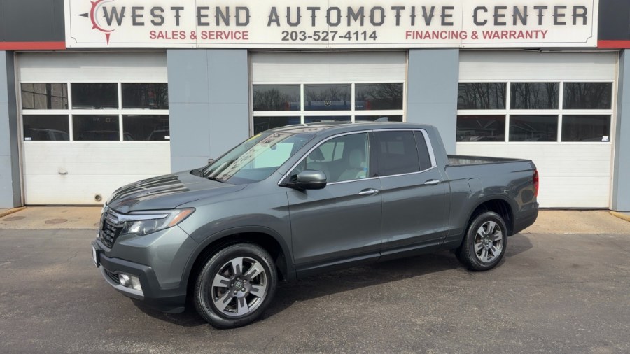 Gray 2019 Honda Ridgeline RTL-E AWD Pickup Truck All-Wheel Drive Automatic