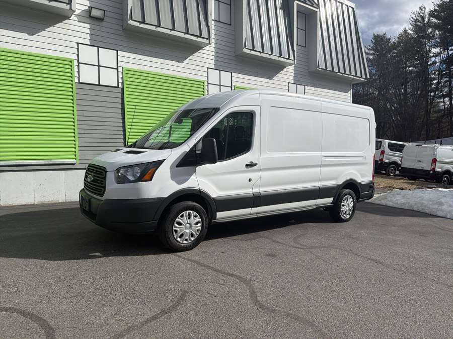 Oxford White 2015 Ford Transit Cargo 250 3dr LWB Medium Roof w/Sliding Passenger Side Door Van Rear-Wheel Drive Automatic