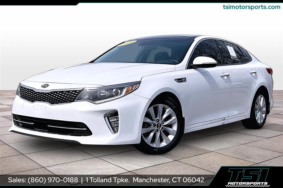 Snow White Pearl 2018 Kia Optima EX Sedan Front-Wheel Drive Automatic