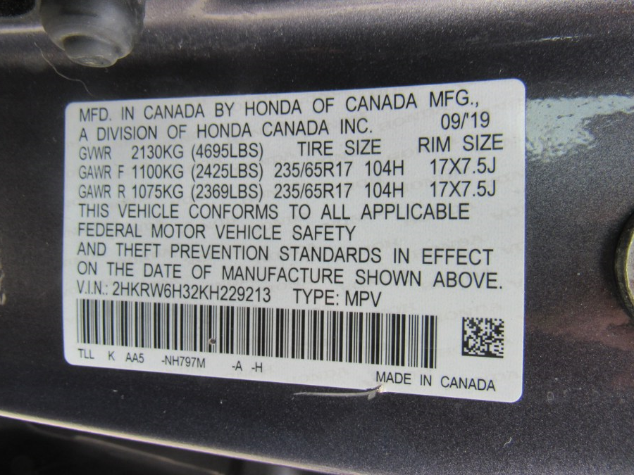 2019 Honda CR-V LX - Photo 29