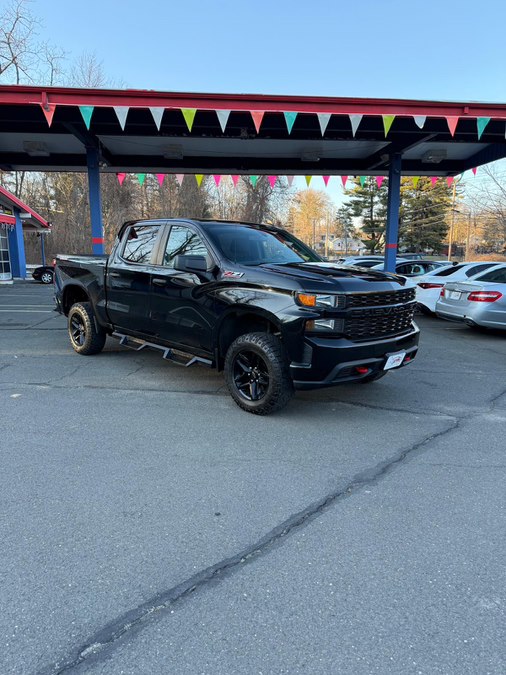 Black 2020 Chevrolet Silverado 1500 Custom Trail Boss Crew Cab 4WD Pickup Truck Four-Wheel Drive Automatic