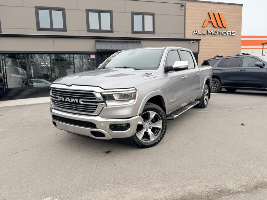 Billet Silver Metallic Clearcoat 2019 RAM 1500 Laramie Crew Cab 4WD Pickup Truck Four-Wheel Drive Automatic