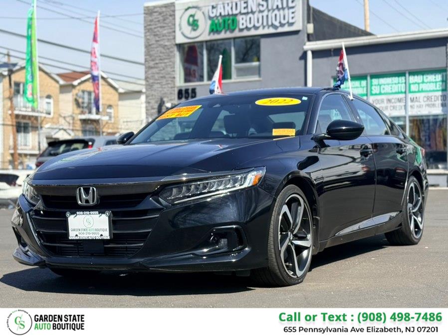 2022 Honda Accord Sedan Sport 1.5T CVT, available for sale in Elizabeth, New Jersey | Garden State Auto Boutique. Elizabeth, New Jersey