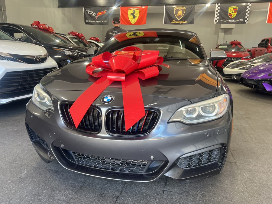 Gray 2015 BMW 2 Series M235i Convertible RWD Convertible Rear-Wheel Drive Automatic