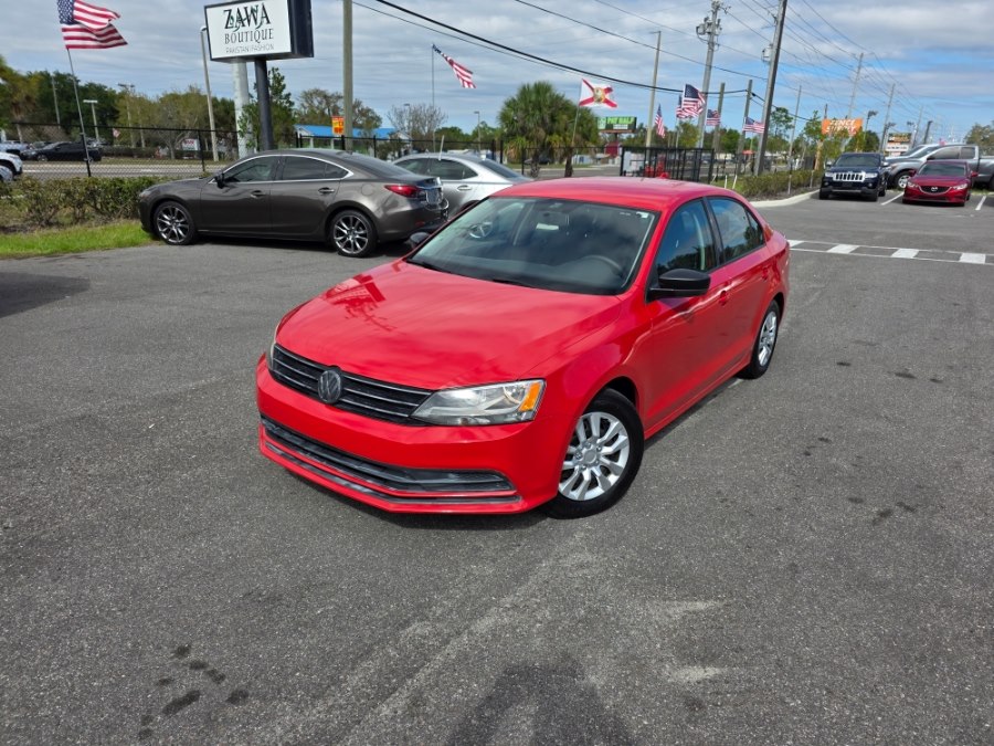 Tornado Red 2015 Volkswagen Jetta S Sedan Front-Wheel Drive Automatic