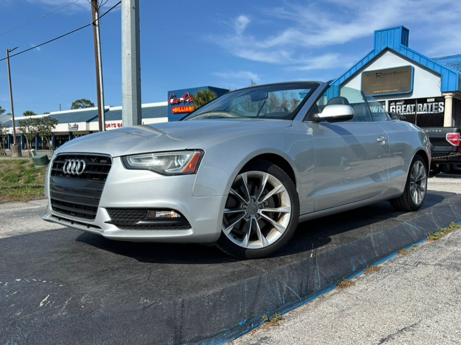 Cuvee Silver Metallic/Black Roof 2014 Audi A5 2.0T Premium Cabriolet FWD Convertible Front-Wheel Drive Automatic