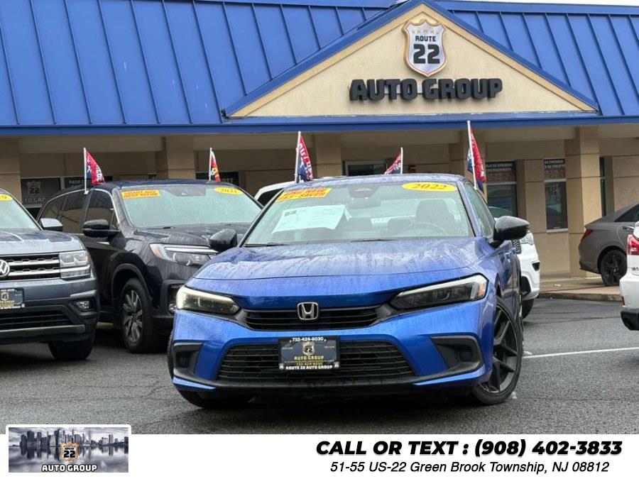 Used 2022 Honda Civic Sedan in Green Brook Township, New Jersey | Route 22 Auto Group. Green Brook Township, New Jersey