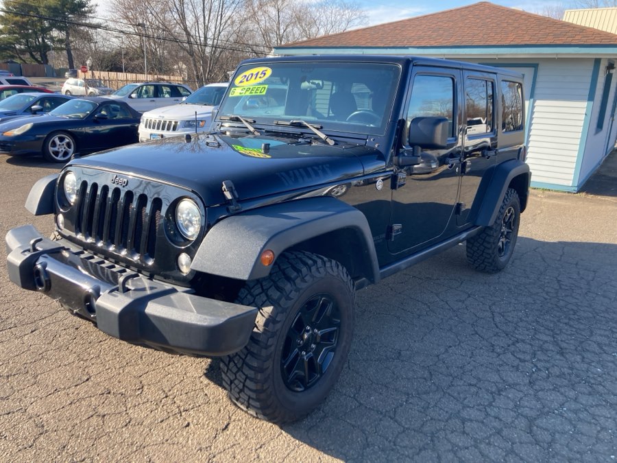 Black Clearcoat 2015 Jeep Wrangler Unlimited Willy Wheeler Edition 4WD SUV / Crossover Four-Wheel Drive Manual