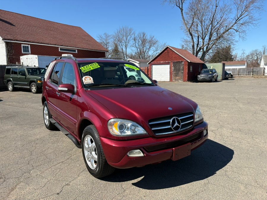 Red (Maroon) 2002 Mercedes-Benz M-Class ML 500 4MATIC SUV / Crossover All-Wheel Drive Automatic