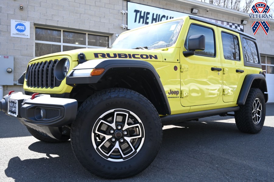 High Velocity Clearcoat 2024 Jeep Wrangler Rubicon 4-Door 4WD SUV / Crossover Four-Wheel Drive Automatic