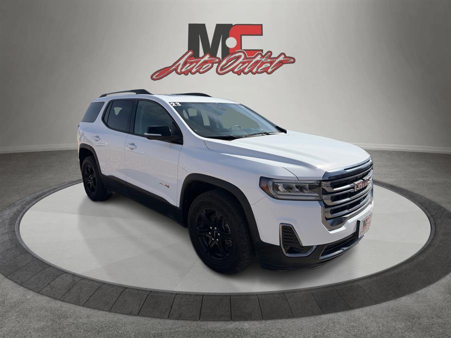 Summit White 2023 GMC Acadia AT4 AWD SUV / Crossover Four-Wheel Drive Automatic