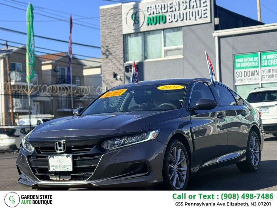 2021 Honda Accord Sedan LX 1.5T CVT, available for sale in Elizabeth, New Jersey | Garden State Auto Boutique. Elizabeth, New Jersey