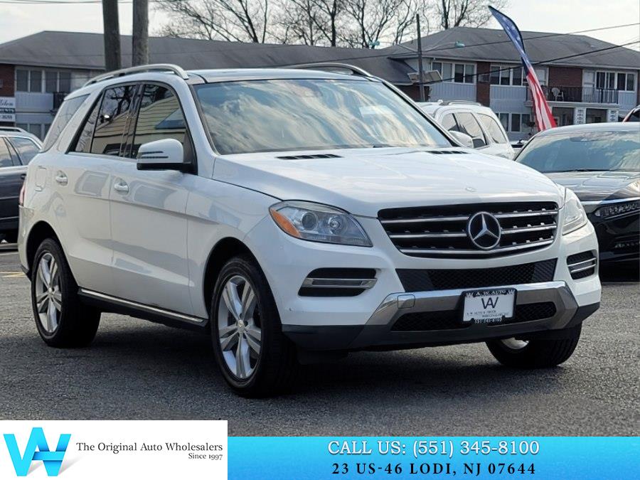 White 2014 Mercedes-Benz M-Class ML 350 4MATIC SUV / Crossover All-Wheel Drive Automatic