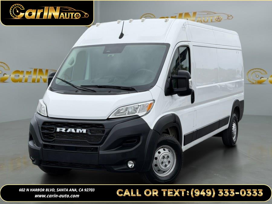 Bright White Clearcoat 2025 RAM ProMaster 2500 Tradesman 159 High Roof Cargo Van FWD Van Front-Wheel Drive Automatic