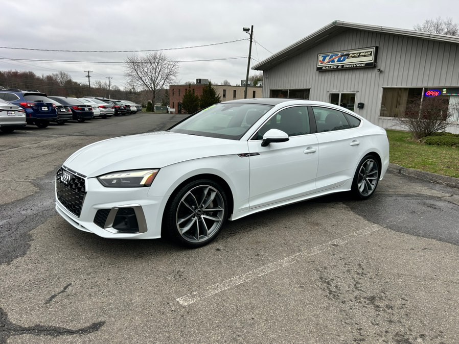 Ibis White 2023 Audi A5 Sportback quattro Premium Plus S Line 45 TFSI AWD Sedan All-Wheel Drive Automatic