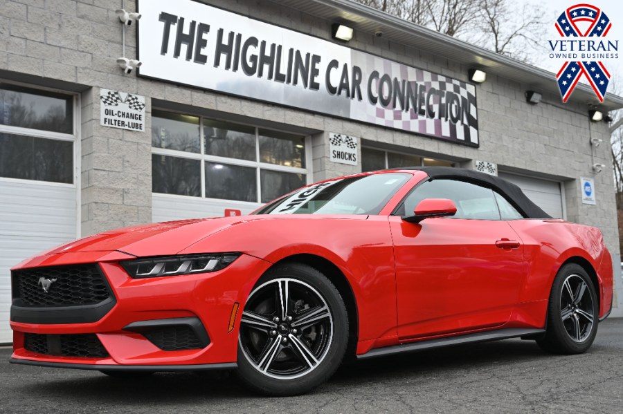 Race Red 2024 Ford Mustang EcoBoost Premium Convertible RWD Convertible Rear-Wheel Drive Automatic