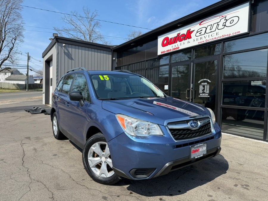 Blue 2015 Subaru Forester 2.5i SUV / Crossover All-Wheel Drive Automatic