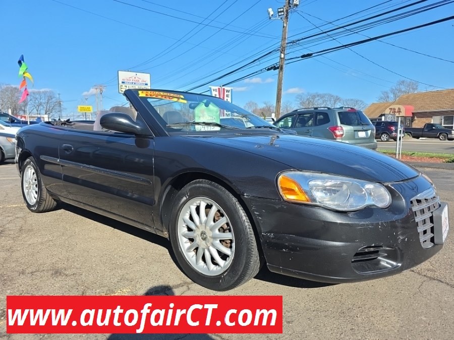 Brilliant Black Crystal Prl 2006 Chrysler Sebring Convertible FWD Convertible Front-Wheel Drive Automatic