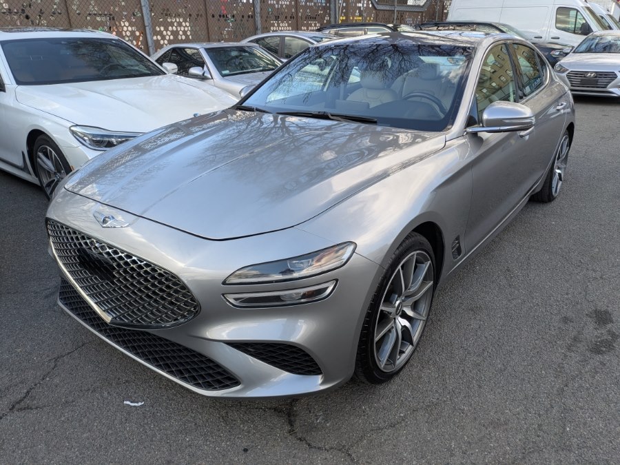 Gray 2023 Genesis G70 2.0T RWD Sedan Rear-Wheel Drive Automatic