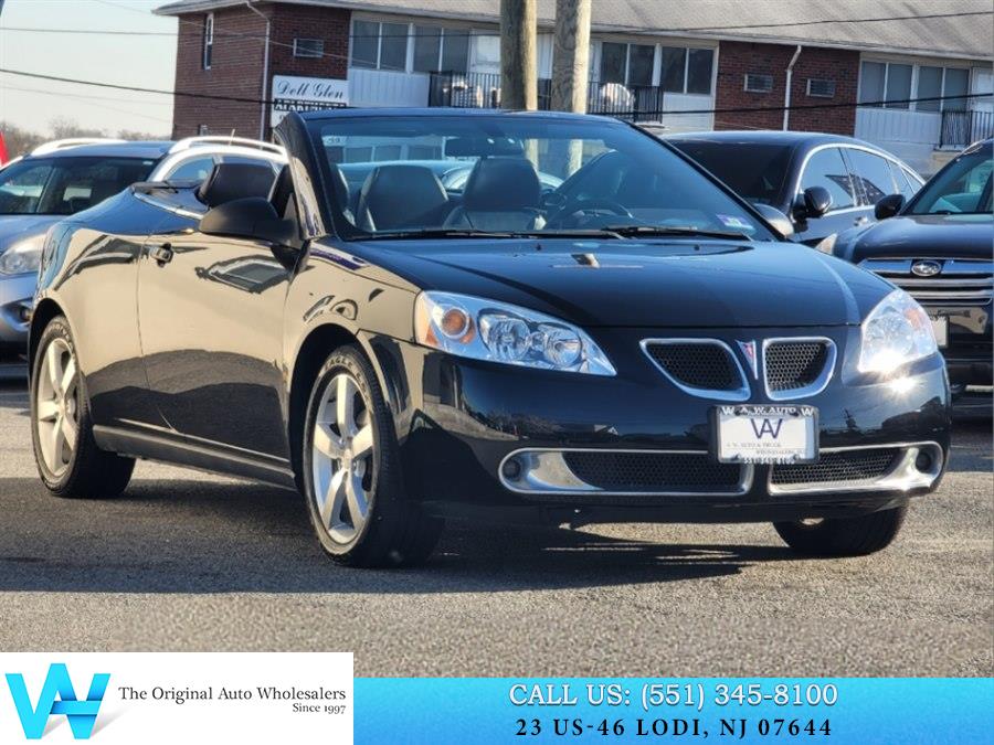 Black 2007 Pontiac G6 GT Sedan Front-Wheel Drive Automatic