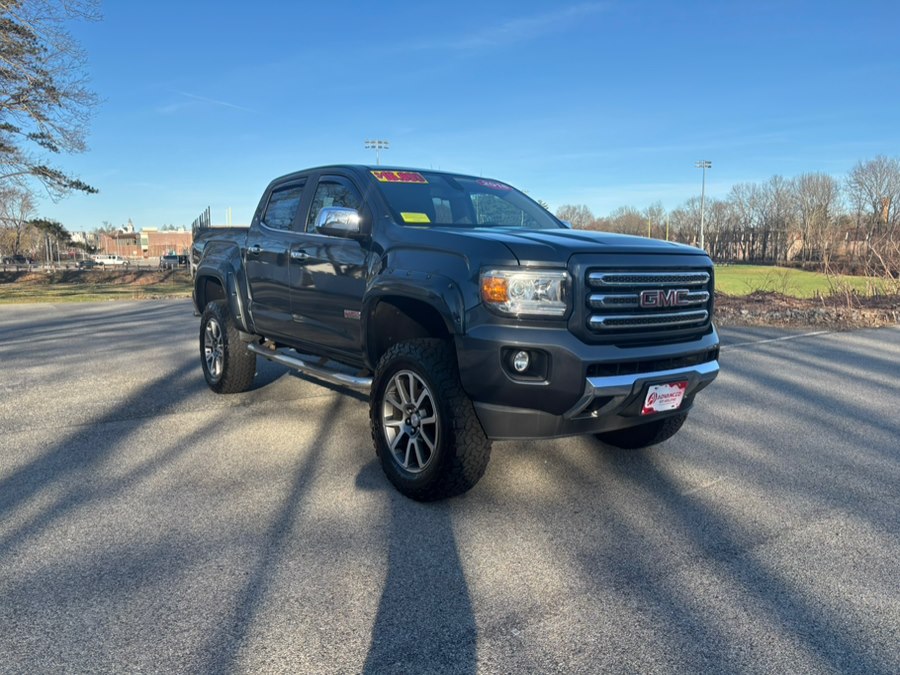 Cyber Gray Metallic 2016 GMC Canyon SLE Crew Cab 4WD Pickup Truck Four-Wheel Drive Automatic