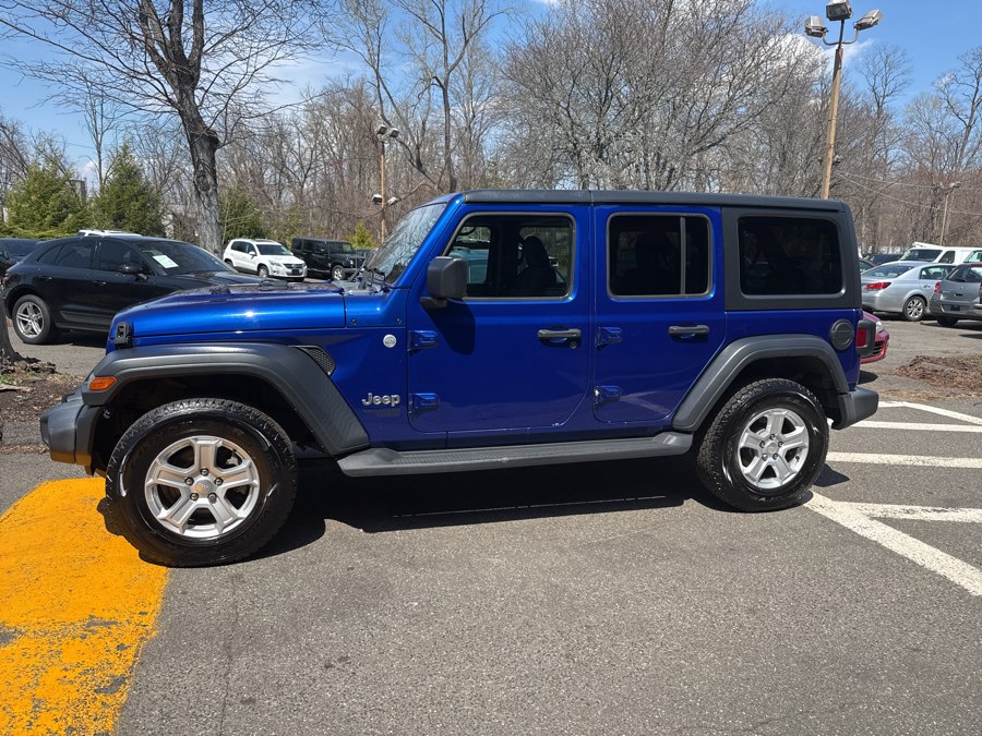 Ocean Blue Metallic Clearcoat 2018 Jeep Wrangler Unlimited Sport S 4WD SUV / Crossover Four-Wheel Drive Automatic