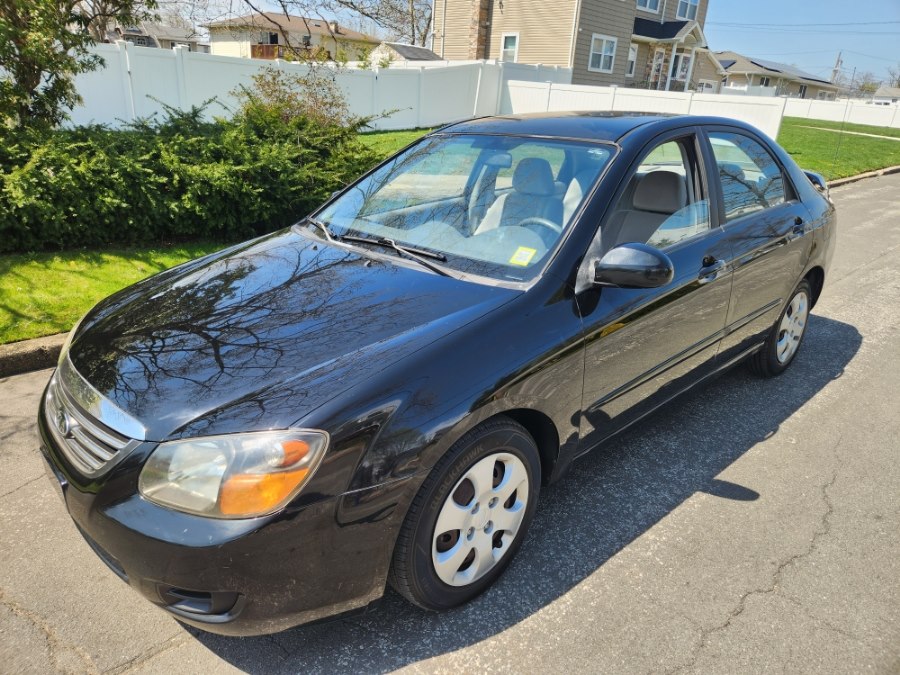 Black 2009 Kia Spectra LX Sedan Front-Wheel Drive Automatic
