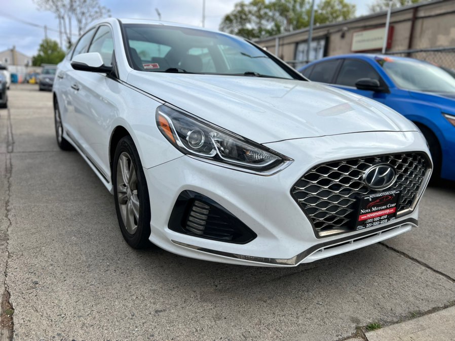 Quartz White Pearl 2019 Hyundai Sonata Sport FWD Sedan Front-Wheel Drive Automatic