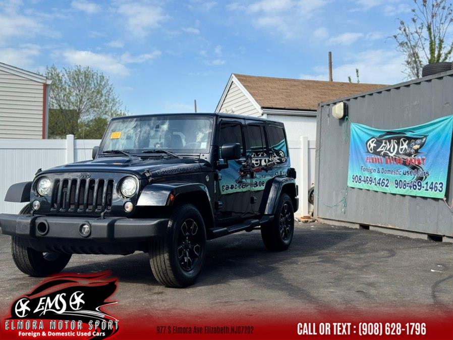 Used 2017 Jeep Wrangler Unlimited in Elizabeth, New Jersey | Elmora Motor Sports. Elizabeth, New Jersey