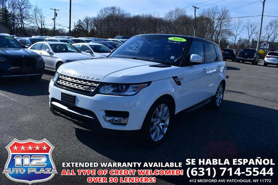 White 2016 Land Rover Range Rover Sport V6 HSE 4WD SUV / Crossover All-Wheel Drive Automatic