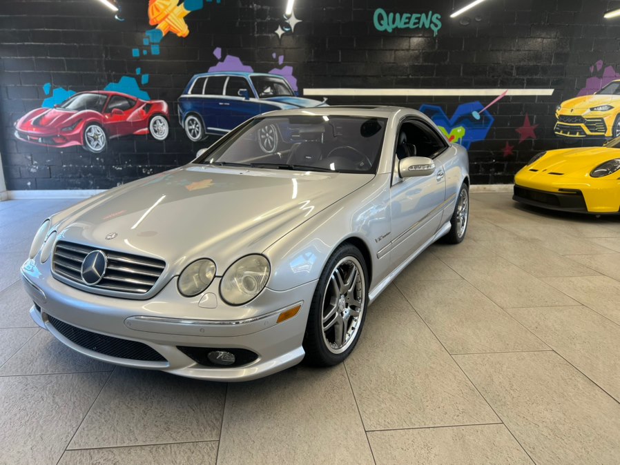 Brilliant Silver Metallic 2005 Mercedes-Benz CL-Class CL 65 AMG Coupe Rear-Wheel Drive Automatic