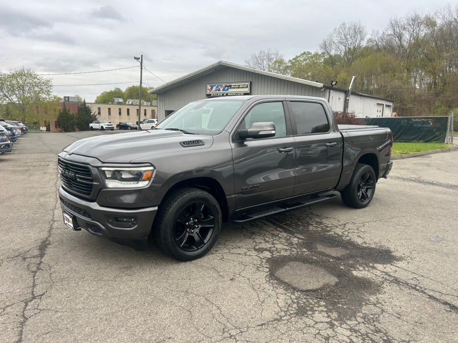 Ceramic Gray Clearcoat 2020 RAM 1500 Big Horn Crew Cab 4WD Pickup Truck Four-Wheel Drive Automatic