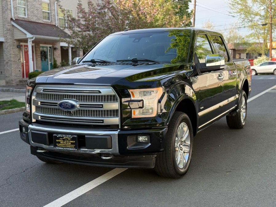 Black 2017 Ford F-150 Platinum SuperCrew 4WD Pickup Truck Four-Wheel Drive Automatic