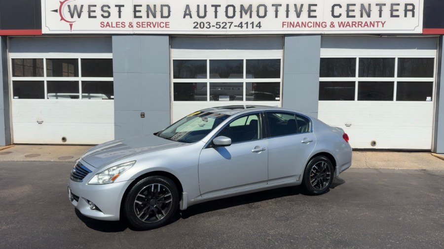 Silver 2013 INFINITI G37 x Sedan AWD Sedan All-Wheel Drive Automatic