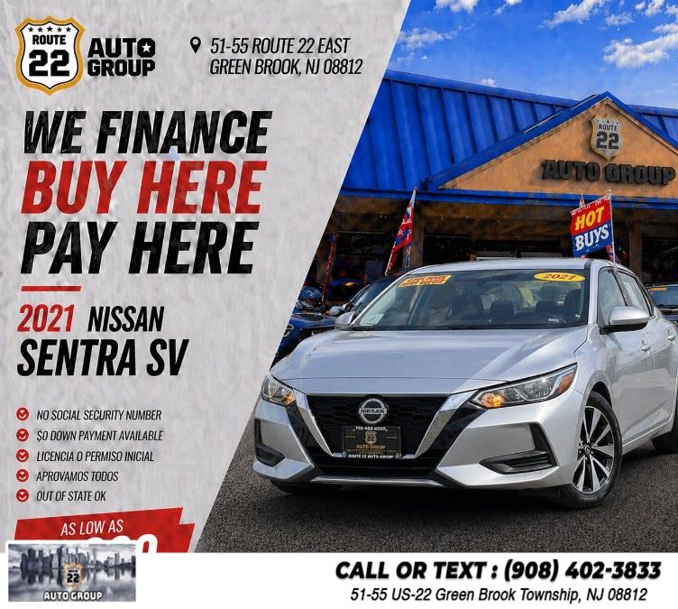 Used 2021 Nissan Sentra in Green Brook Township, New Jersey | Route 22 Auto Group. Green Brook Township, New Jersey