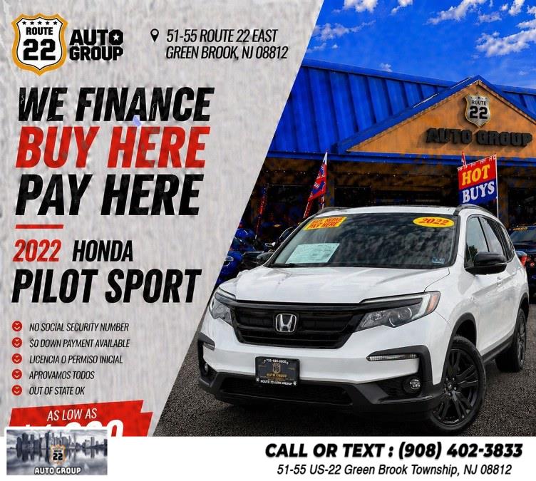 Used 2022 Honda Pilot in Green Brook Township, New Jersey | Route 22 Auto Group. Green Brook Township, New Jersey